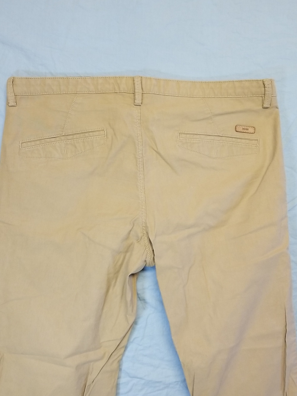 Hugo Boss Tan Straight Leg Chino Casual Dress Pants - Picture 9 of 14